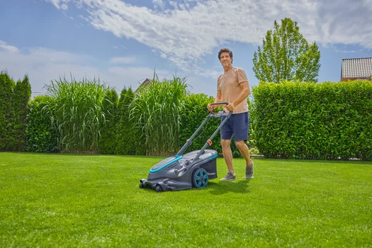 rasaerba a batteria powermax duo 46/36v p4a 4 ah kit pronto all'uso